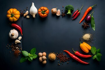 spices and vegetables