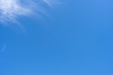 blue sky and clouds