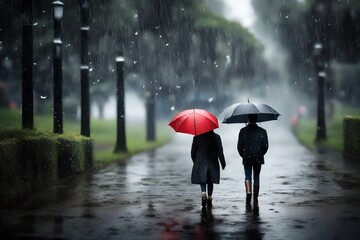 How does the sound of rain affect your mood?