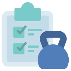 Obraz premium Exercise Routine icon