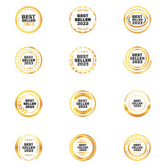 set of badges vector art design