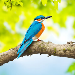 Beeeater merops apiaster one of the most colorful birds