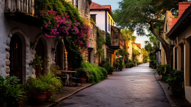 Historic St. George Street, St. Augustine's Oldest Settlement
