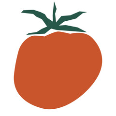 Tomato flat illustration