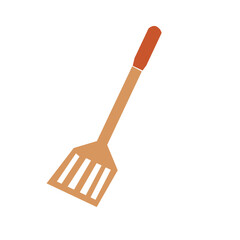 Spatula flat illustration