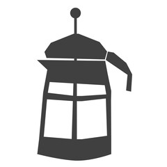 Tea maker flat illustration