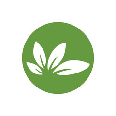 green leaf ecology nature vector icon