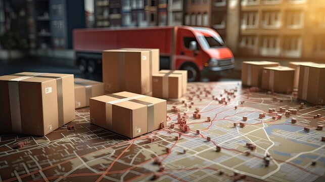 GPS tracking for your package, granting you the ability to trace its route, estimate delivery time, and ensure secure and reliable transportation. Generated by AI.