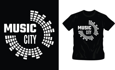 Band logos, album covers, party time musical festival vector illustration t-shirt design editable template