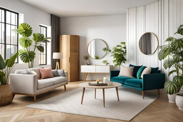 Fototapeta premium modern living room