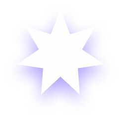 Blending Light, Paper Cut 3D, Flower, Star, and Shadow for Decorative Magic