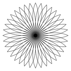 abstract lotus symbols. vector eps10.