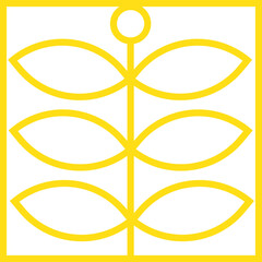 Plant square motif