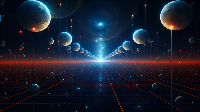 Beautiful parallel universes, multiverse wallpaper