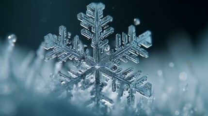 Snowflake Symphony Intricate Patterns Up Close