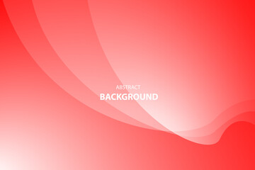 Abstract Red wave color background for template, poster, flyer design. Vector illustration	