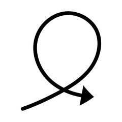 arrow doodle icon