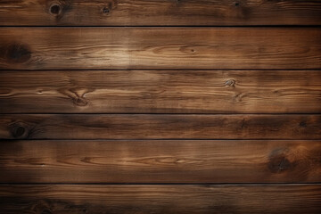 An aged, grunge-style wooden timber texture in rustic brown, suitable for backgrounds on walls, floors, or tables.