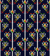 Obraz premium Botanical Flower Pattern, Seamless Digital Design,Watercolor Textile Allover Abstract Design.With Background allover