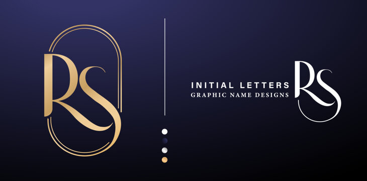 Initial Letter R and S Logo Design with Elegant Golden Colors for Corporate Business Identity, advertisements materials, collages prints, ads campaigns marketing
letterpress golden foil business cards