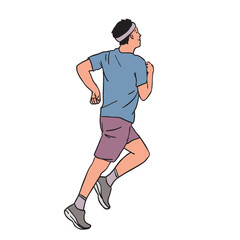 running people sport and activity illustration