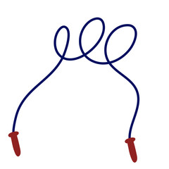 Skipping Jump Rope Vector