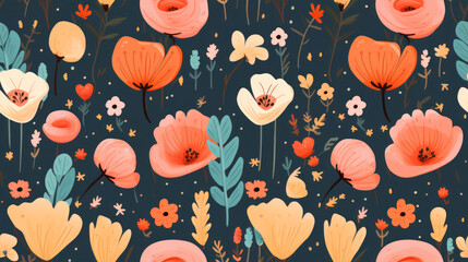exotic background patter floral