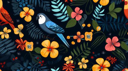 exotic background patter floral