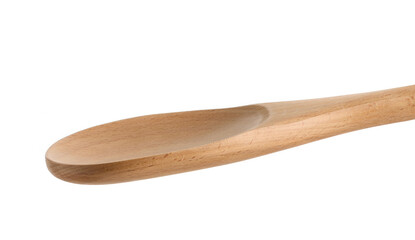 new empty wooden spoon
