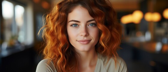 Fototapeta premium Beautiful happy woman