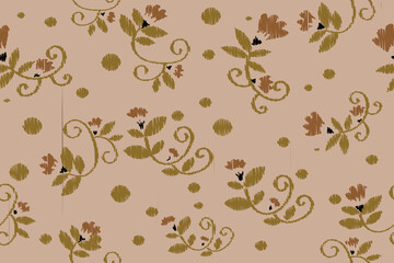 Beautiful handmade ethnic motifs of ikat art. ethnic abstract. folk embroidery, cloth, cloth motifs and others