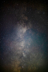 background with stars and Milky Way
