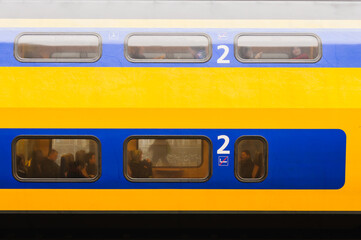 Two storey train in The Netherlands