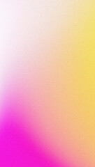 Yellow white magenta pink grainy gradient background vertical smooth retro noise texture mobile wallpaper abstract design