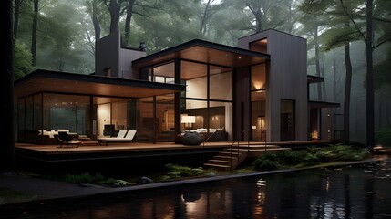 Fototapeta premium luxury villa