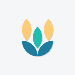 Obraz premium illustration of a logo set of leaves