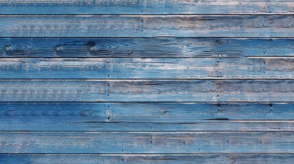 Blue wooden planks background. Wooden texture. Blue wood texture. Wood plank background. generative ai
