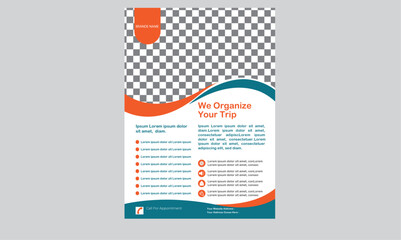Corporate business flyer template design set. marketing, business proposal, promotion, advertise, publication, cover page. digital marketing agency flyer design.