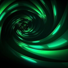 Abstract green dynamic element background 