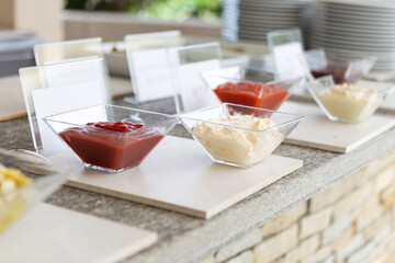 Mixed sauces for grilled meat