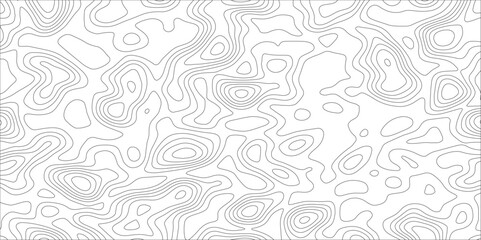  Retro topographic map.White wave paper curved reliefs abstract background .Modern design with White background with topographic wavy pattern design. Contour maps. Vector illustration.