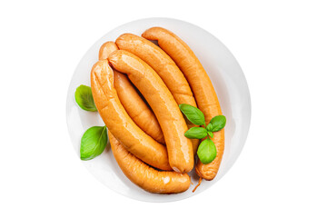 sausages chicken meat fast food appetizer meal food snack on the table copy space food background rustic top view