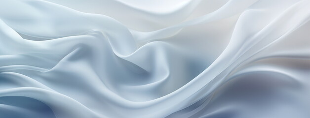 Fototapeta premium Ethereal Sculptures on White Silk Background, Realistic Hyper-Detai