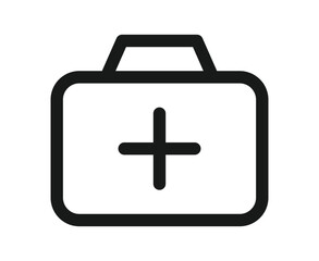 First aid icon symbol. Vector cross safety medic treatment ambulance first aid help