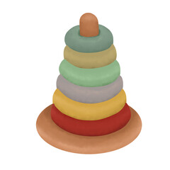 Kid Toy Ring Stack