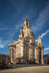 Fototapeta na wymiar Morgendlicher Blick vom Pulverturm auf die Frauenkirche