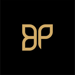 BP Letter Initial Logo Design Template Vector Illustration