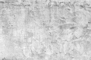Rough white concrete wall, front view, background texture