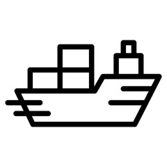 cargo ship icon. sea transportation symbols. oil tanker and lng tanker
