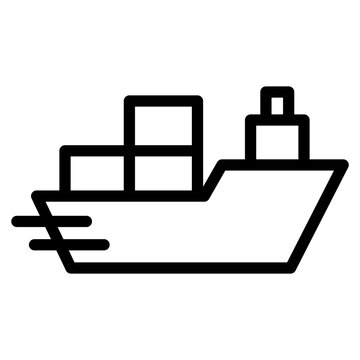 cargo ship icon. sea transportation symbols. oil tanker and lng tanker